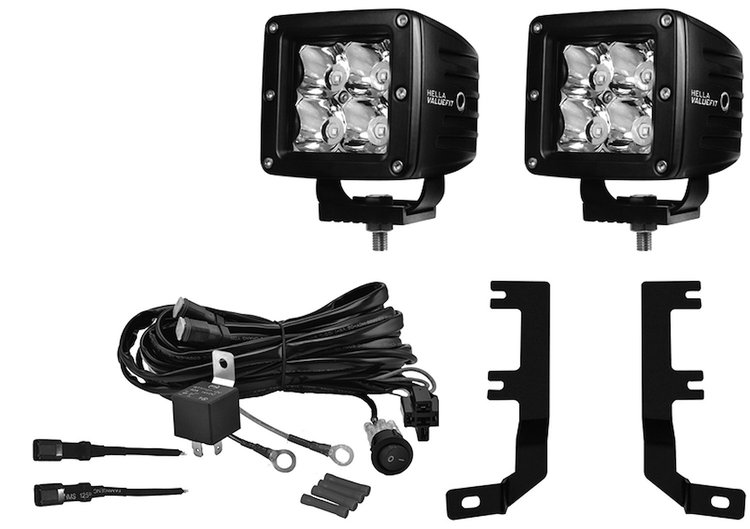 LED Hood Mounting Bracket and Light Kit for 2009-2018 Dodge Ram 1500