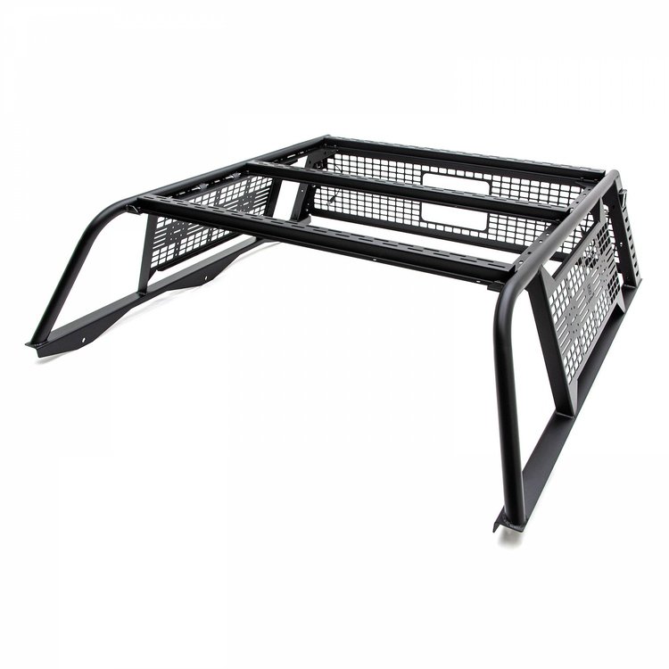 MOLLE Overland Truck Bed Rack with (2) 3 in. White Pod Lights Fits 2014-2021 Toyota Tundra