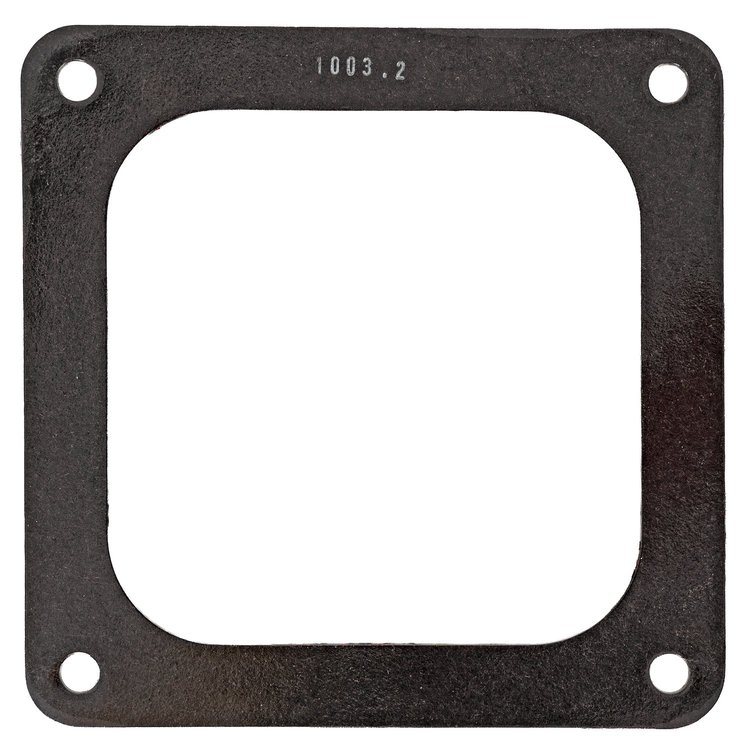 FOG-1003-2 Carb Base Gasket, Holley Dominator Open Plenum, Paper w/Silicone Coating, 4.85 in. x 4.85 in., .030 in.