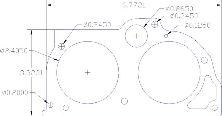 FOG-1085 Throttle Body Gasket, Chevy SB 5.7L LT-5 1990-1995 TBI-air Horn, Paper w/Silicone Coating, .030 in.