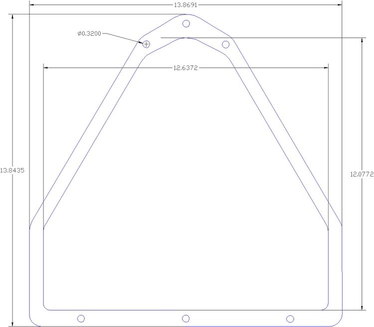 FOG-1176-3 INJECTOR BASE Gasket, PSI SCREW, .050", Steelcore Laminate w/Silicone Coating, Sold Individually