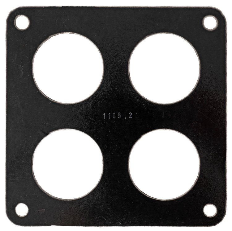 FOG-1185-2 Carb Base Gasket, Holley Dominator 4 Hole, Paper w/Silicone Coating, 2.00 in. Dia., .060 in.