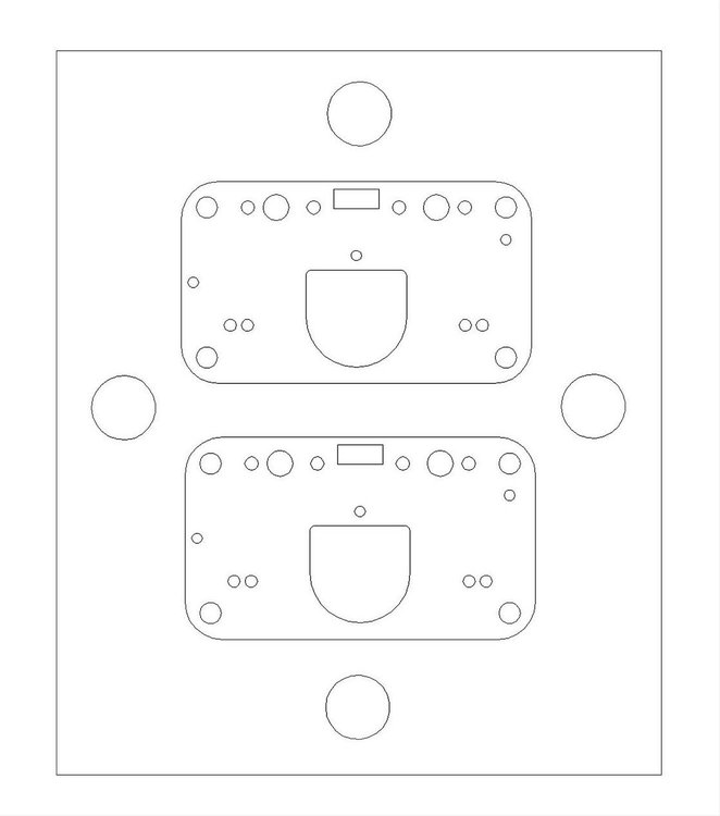 FOG-1208 Metering Block To Body Gasket, Holley 5401 Universal, Paper w/Silicone Coating, .060 in.