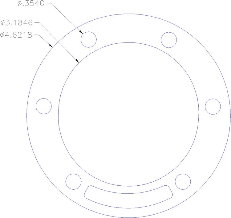FOG-1209 Reverse Idler Housing Gasket, Chevy ZF-60 6-SPEED, .030 in.