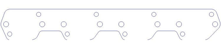 FOG-3007P Plastic Exhaust Port Covers, Ford SB Tfs 260-302W & N-r