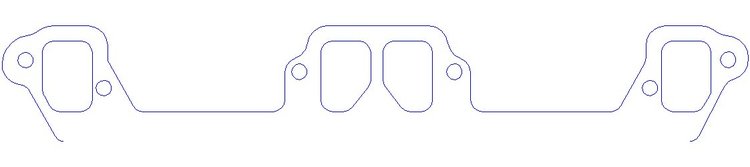 FOG-3026A Aluminum Exhaust Port Covers, Chrys. SB 273-360CI