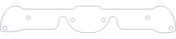 FOG-3027A Aluminum Exhaust Port Covers, Pontiac 326-455CI