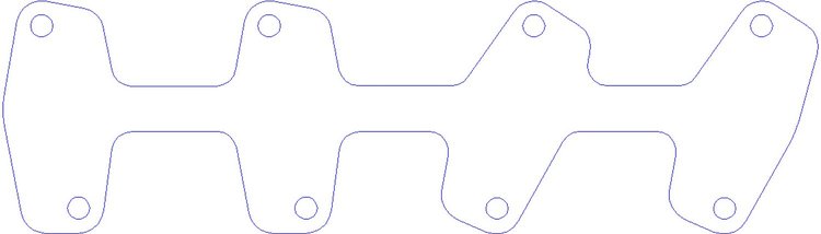 FOG-3060P Plastic Exhaust Port Cover, Ford 2.2L I-4 Dohc Ecotec Rpo-spo