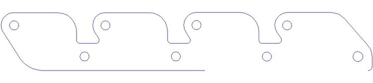 FOG-3086P Plastic Exhaust Port Cover, Ford 1.6L-1.9L I-4 Sohc 1981-1998