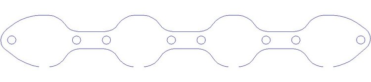 FOG-3138A Aluminum Exhaust Port Covers, Ford SB AFR 225 260-302W Single Bolt Pattern