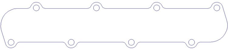 FOG-3140A Exhaust Port Block-Off Kit, Ford 4.6L & 5.4L STK. & SHELBY DOHC '93-'11, ALUMINUM