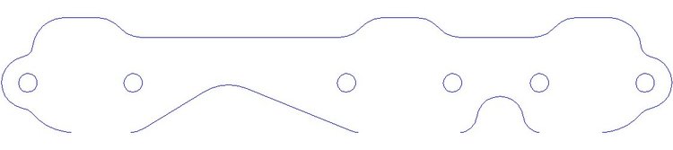 FOG-3159A Aluminum Exhaust Port Covers, Chevy 4.3L 90-Deg Ohv V-6 1987-2003 Brodix