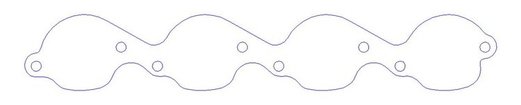 FOG-3175P Exhaust Port Block-Off Kit, CHEVY BB 396-454CI DART 14-deg "BIG CHIEF", PLASTIC, Pair