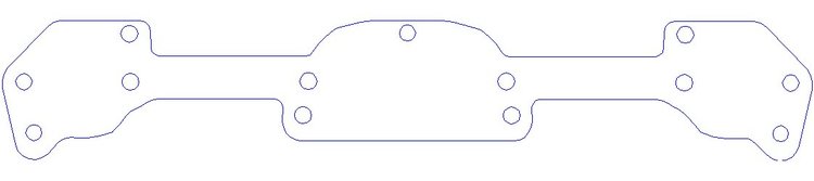 FOG-3187A Aluminum Exhaust Port Covers, Chevy SB 265-400CI Dart 18-Deg
