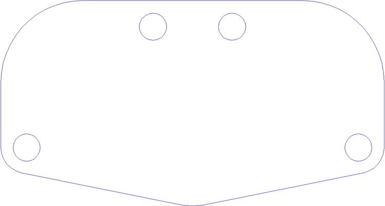 FOG-3190P Plastic Exhaust Port Covers, Honda 2.0-3.5L V-6 Sohc 1985' -2005 Accord