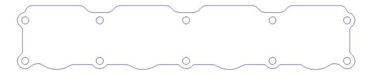 FOG-3230P Plastic Exhaust Port Covers, Chrys. AJPE 526CI 2014-2019 Muscle Head HEMI HEMI
