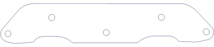 FOG-3274P Plastic Exhaust Port Cover, Toyota 2.0L I-4 3GTC
