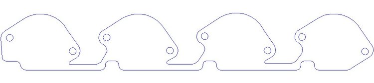 FOG-3324A Exhaust Port Block-Off Kit, GM PRO STOCK/MOD CFE, ALUMINUM, For 5.3" Bolt Circle, Pair