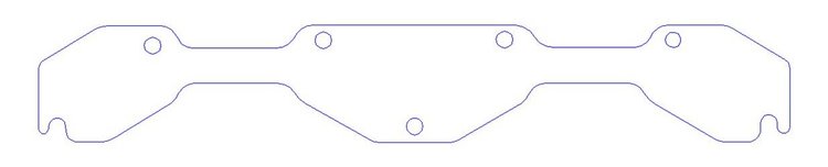FOG-3345P Plastic Exhaust Port Covers, Chevy SB 265-400CI Dart Frankenstein