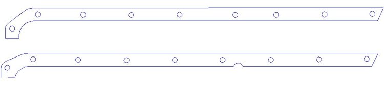 FOG-5050 Valve Cover Gaskets, DODGE PLYMOUTH 170CI-225CI SLANT 6 '59 -'20, .100 in., Steelcore Laminate w/Silicone Coating