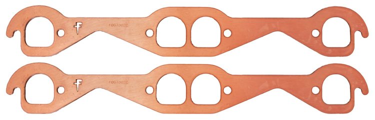 FOG-7002C Copper Header Gaskets, Chevy Small Block, Pair
