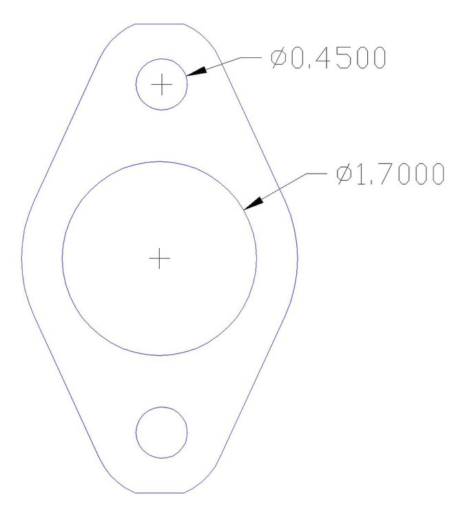 FOG-7053S Header Gaskets, Round, Steel Clad w/Graphite Coating, Cummins, 24-Valve Engines, Set of 6