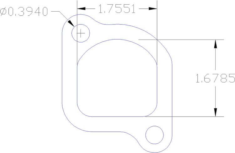 FOG-7172 GPC Header Gaskets Dodge Viper V-10, D-Port