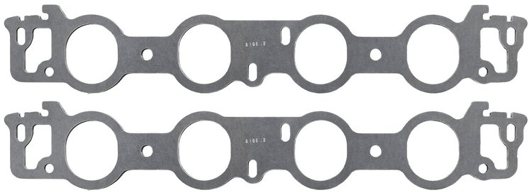FOG-8108-2 Intake Gaskets, Ford Big Block 429CJ/SCJ C460, Thickness: .120 in., Port: 2.25 in. x 2.61 in., Paper w/Silicone
