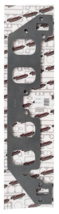 FOG-8192-2 Intake Gaskets, Chevy/Dart BB 11-Deg "Big Chief", Oval Port: 1.86 in. x 2.76 in., Thickness: .120 in., Paper