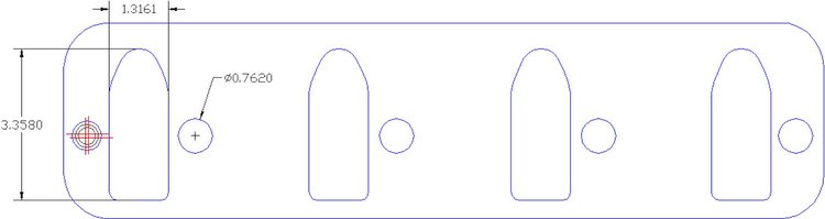 FOG-8227 Intake Gaskets, Chevy LS1/LS2/LS6, Port: 1.16 in. x 3.31 in., Thickness: .060 in., Paper w/Silicone