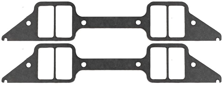 FOG-8308-4 Intake Gaskets, Chrysler BB 426ci Max Wedge, Port: 1.41 in. x 2.71 in., Thickness: .100 in., Steelcore Laminate