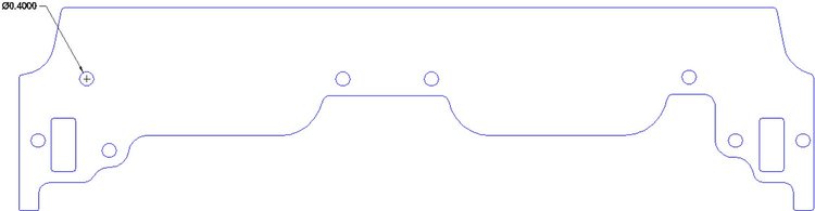 FOG-8372-2 Intake Gasket Blanks, Chevy Big Block Brodix Headhunter 383, Thickness: .120 in., Paper w/Silicone