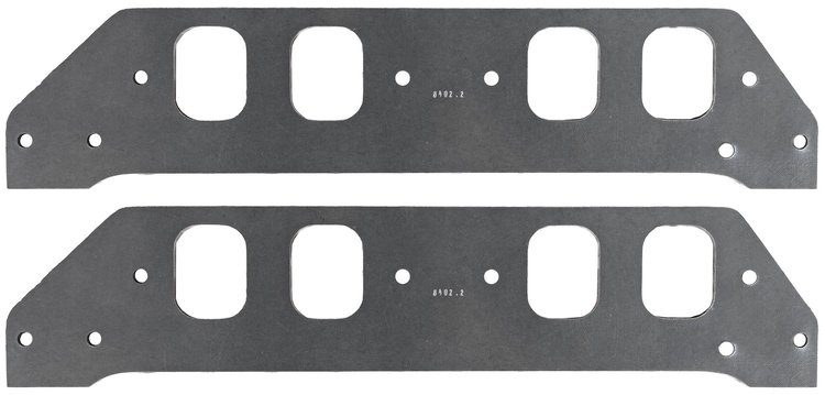 FOG-8402-2 Intake Gaskets Chevy BB Brodix Sonny's 14.5-Deg, w/o Coolant Holes, Thickness: .120 in., Port: 2.00 in. x 2.60 in.
