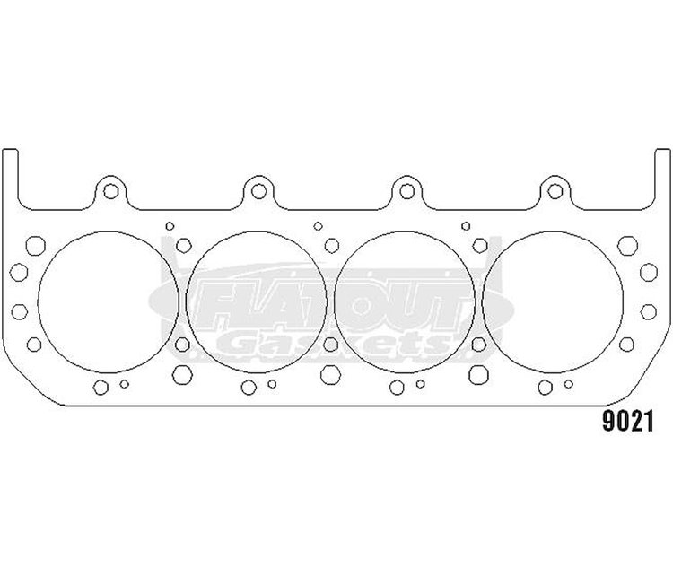 FOG-902164630 RCC Head Gaskets, 4.630 in. Bore, 0.060 in. Thick, BBC, GM DRCE-2 Pro Stock/Pro Mod w/4.9 in. Bore