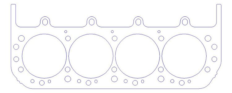 FOG-903554670 RCC Head Gaskets, 4.670 in. Bore, 0.050 in. Thickness, Chevy Big Block, GM DRCE-2 Pro Stock/Pro Mod w/4.9 in. Bore