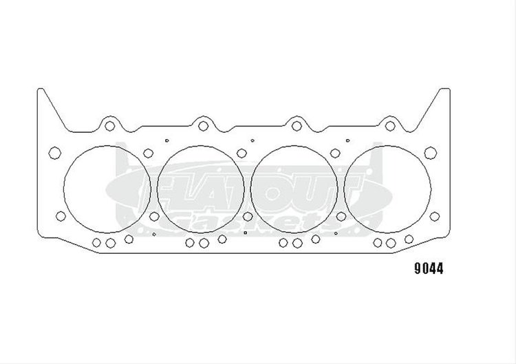 FOG-904444690 RCC Head Gaskets, 4.690 in. Bore, 0.040 in. Thick, BBC, Donovan Pro Stock/Pro Mod w/5 in. Bore Center