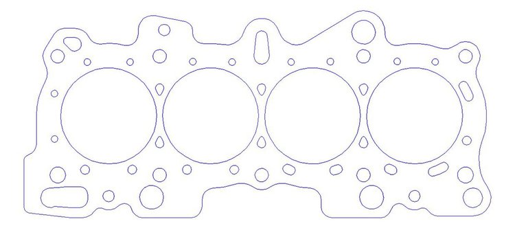 FOG-906143250, RCC Copper Head Gasket Honda 1.6- Vetc B16A/B18LA/B18C 1.8L I-4, Bore: 3.250 in., Thickness: .040 in.