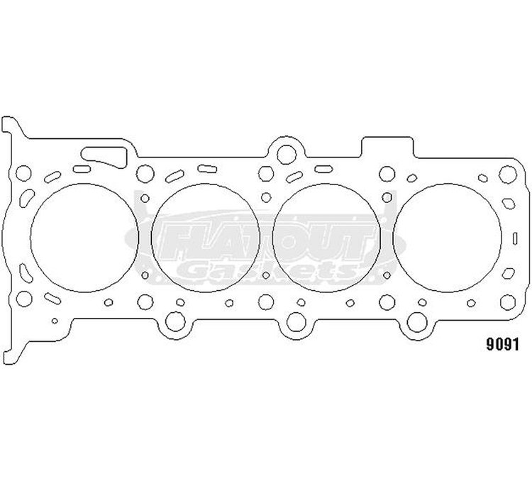 FOG-909143305 RCC Head Gasket, 3.305 in. Bore, 0.040 in. Thickness, Rubber Coated Copper, Saturn 1.9L, Sold Individually