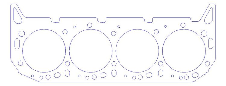 FOG-911754700, RCC Copper Head Gaskets GM PRO STOCK/MOD Donovan, Bore: 4.700 in., Thickness: .050 in.
