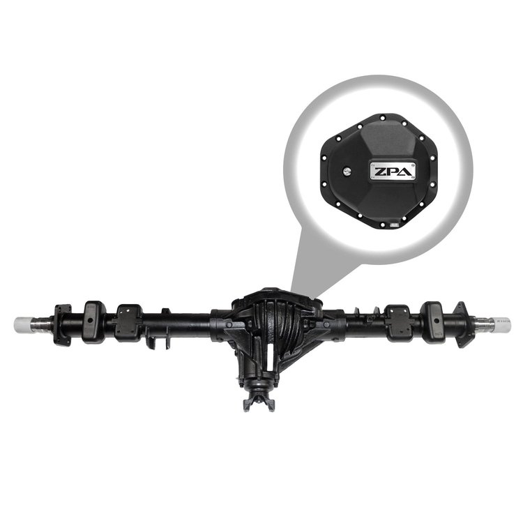 RAA435-1957X1-L Rear Axle Assembly, GM 14 bolt Full Float, '99-'07 GM 2500 Pickup ('07 Classic), 4.56 Ratio, Grizzly