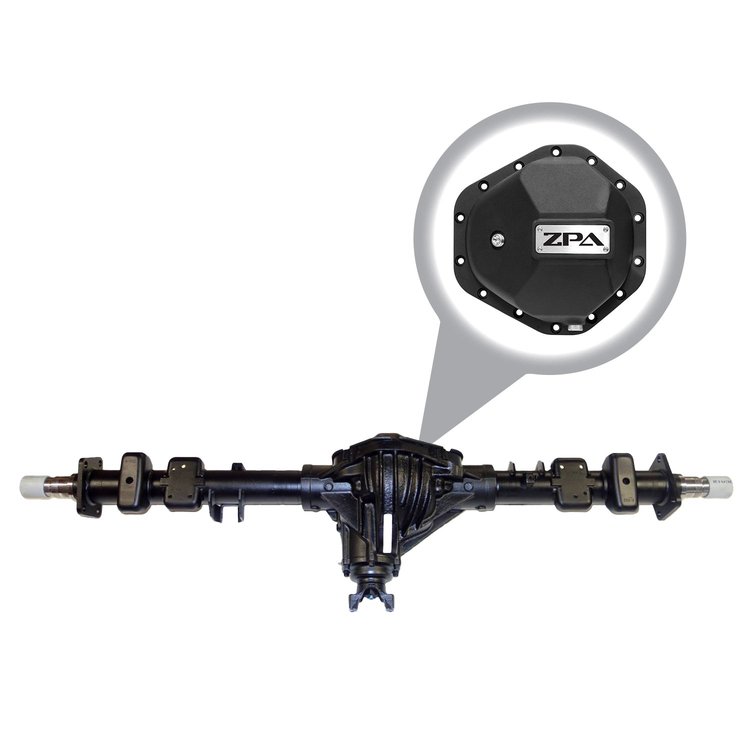 RAA435-1957X1-P Rear Axle Assembly, GM 14 bolt Full Float, '99-'07 GM 2500 Pickup ('07 Classic), 4.56 Ratio, Duragrip