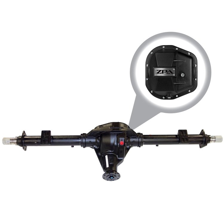 RAA435-2043X1-P Rear Axle Assembly, Ford 10.5, '02-'04 Ford Excursion, 4.56 Ratio, Duragrip