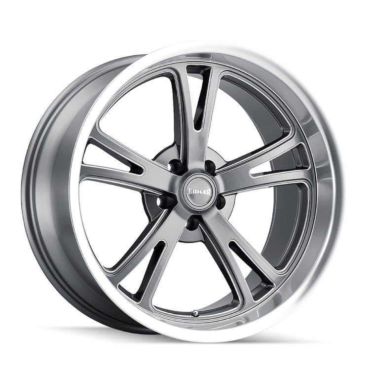 606-2173G 606-Series Wheel [Size: 20" x 10"] Gloss Grey Machined Finish