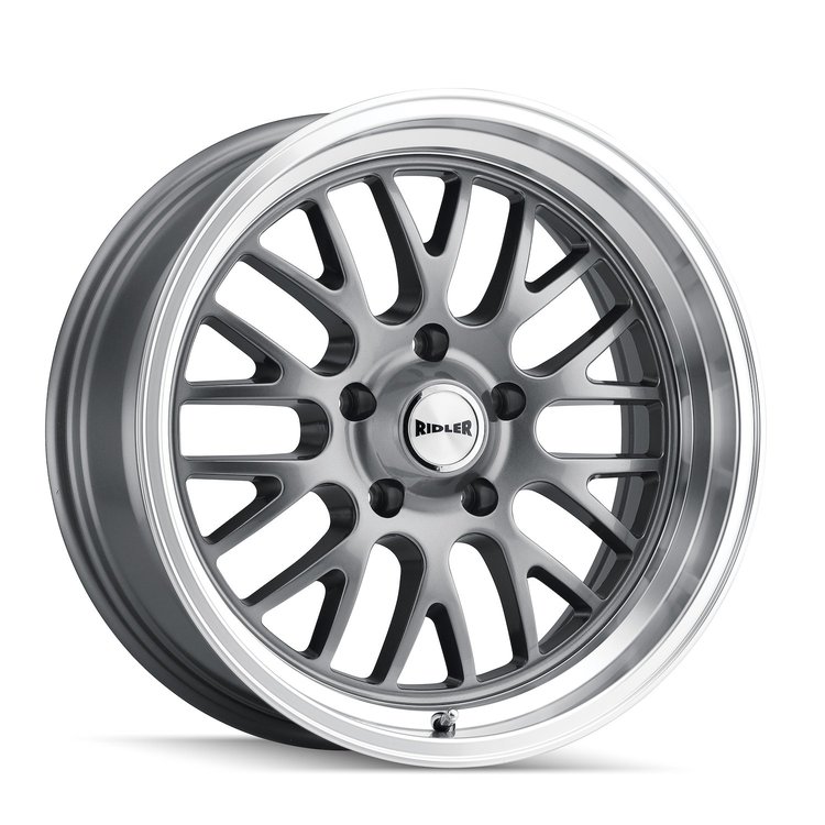607-8861G 607-Series Wheel [Size: 18" x 8"] Gloss Grey Machined Finish