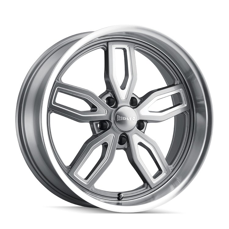 608-8873G 608-Series Wheel [Size: 18" x 8"] Gloss Grey Milled Finish