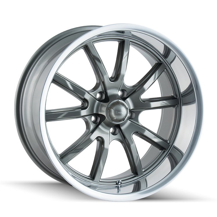 650-5765G 650-Series Wheel [Size: 15" x 7"] Gloss Grey Polished Finish