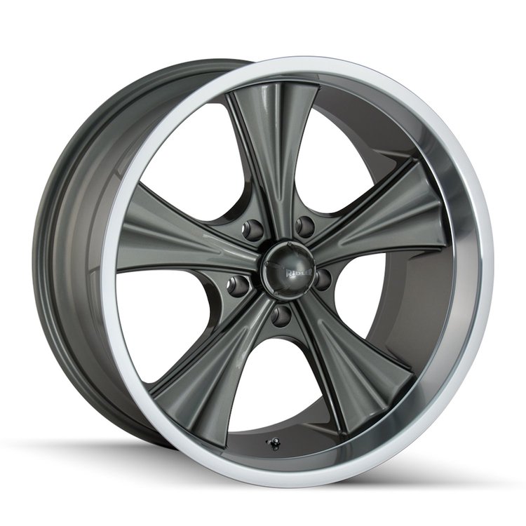 651-8861G 651-Series Wheel [Size: 18" x 8"] Gloss Grey Machined Finish