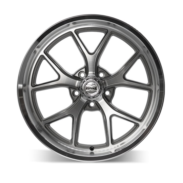 661-Series Wheel 20" x 8.5", 5x127mm Bolt [Gloss Grey with Diamond Cut Face and Lip]