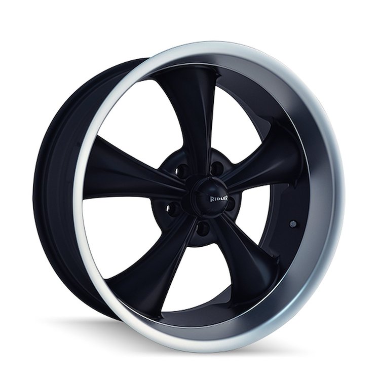 695-7861MB 695-Series Wheel [Size: 17" x 8"] Matte Black Machined Finish
