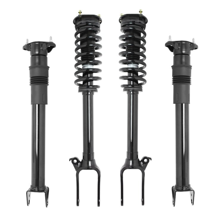 4-11910-12-512900 Front/Rear Suspension Strut & Coil Spring Assembly Shock Absorber Set Fits Select Mercedes-Benz [Front/Rear]